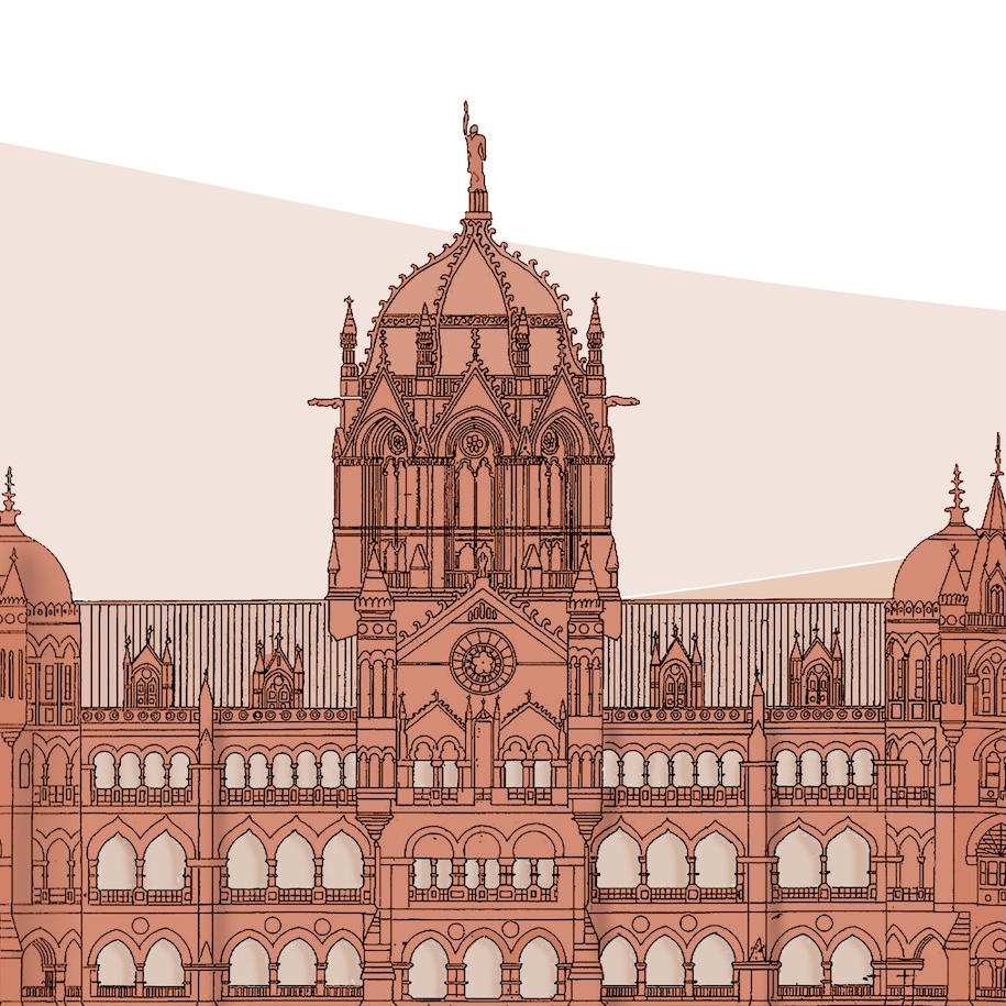 An illustration of the CST Building